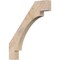 Ekena Millwork 3 1/2"W x 28"D x 32"H Merced Smooth Knee Brace, Douglas Fir BRC04X28X32MRC00SDF - alternate 1
